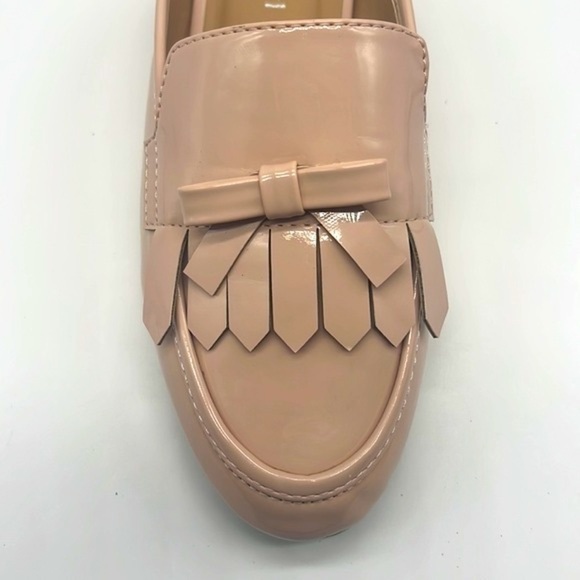 Madden Girl - Qwen Soft Pink Patent Leather Slide On Loafer Size 7.5 - Picture 4 of 15
